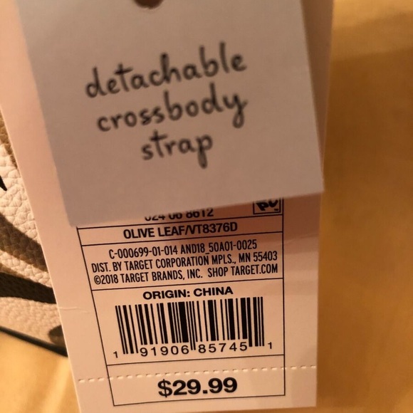 Small Purse - A New Day Brand - Palm Tree Leaf Design. 🍃👜🍃 - Picture 6 of 6